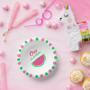 Cuencos De Papel Primer Cumpleaños De One In A Melon