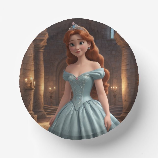 Cuencos De Papel Princesa de bonito (Anverso)