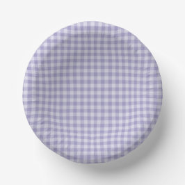 Cuencos De Papel Purple Checkerboard Pattern