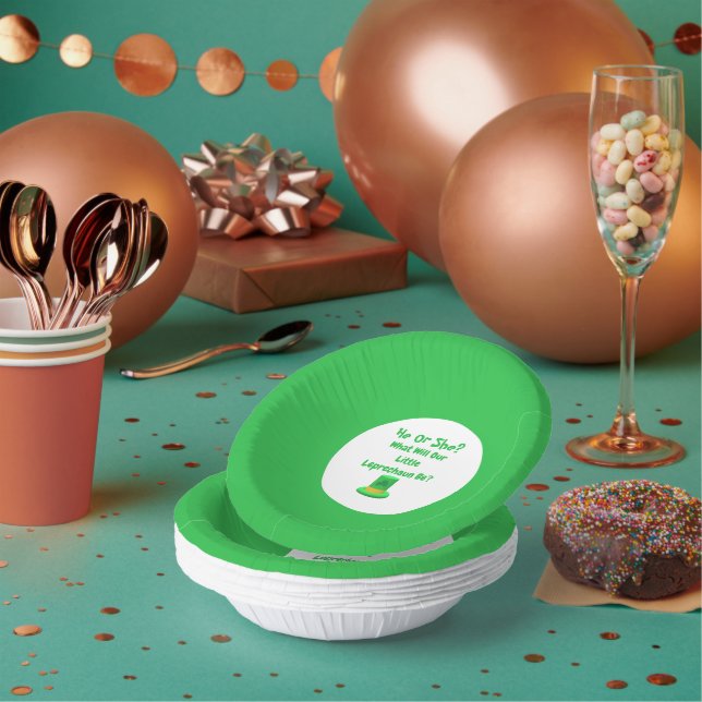 Cuencos De Papel Revelación de género de pequeño duende (Multi)