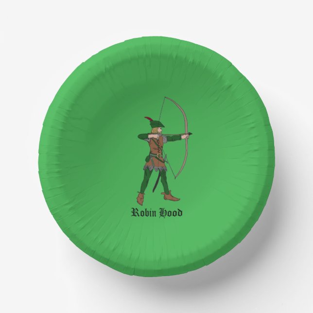 Cuencos De Papel Robin Hood Paper Bowls (Anverso)