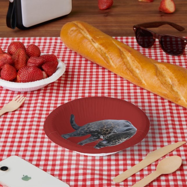 Cuencos de papel rojo Jaguar Diablo (Picnic)