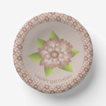 Rosy Brown Patterned