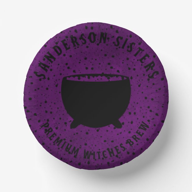 Cuencos De Papel Sanderson Sisters Cauldron (Anverso)