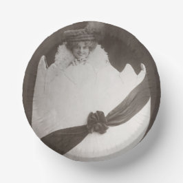 Cuencos De Papel Señora del Huevo de Pascua Vintage