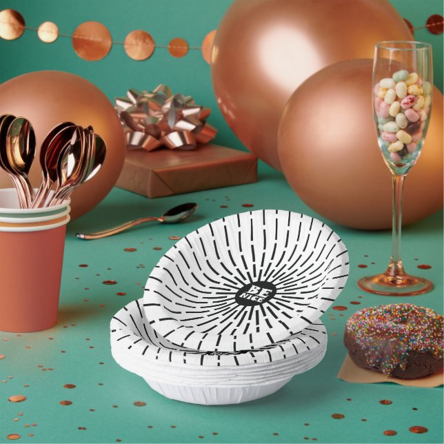 Cuencos De Papel Ser agradable (Multi)