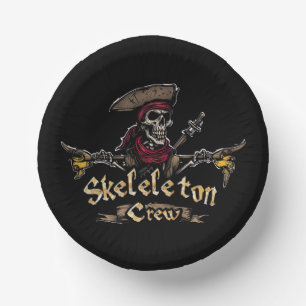 Cuencos De Papel Skeleton Crew