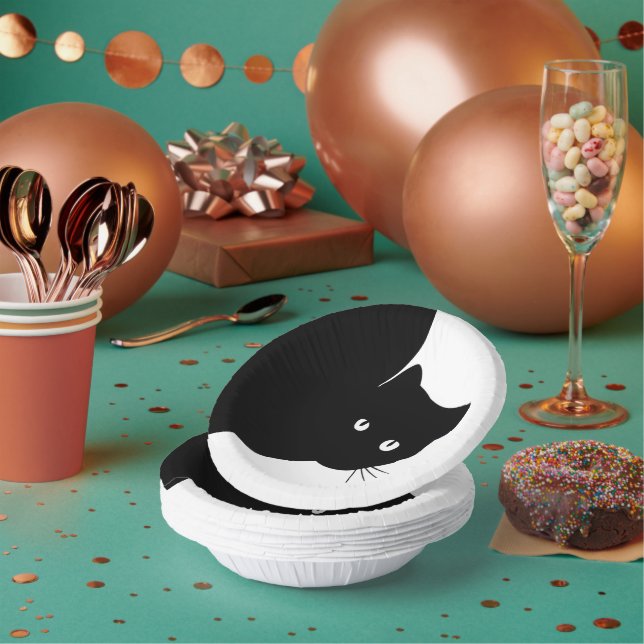 Cuencos De Papel Sly Black Cat (Multi)