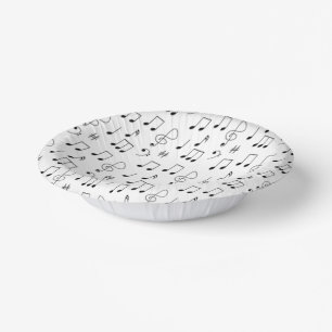 Cuencos De Papel Sólo Notado Blanco