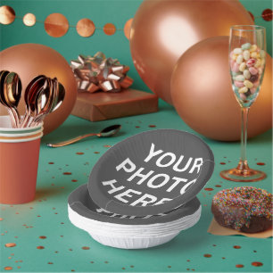 Cuencos De Papel Su foto aquí