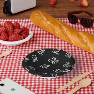 Cuencos De Papel Su logotipo o imagen   Plantilla de búsqueda aleat