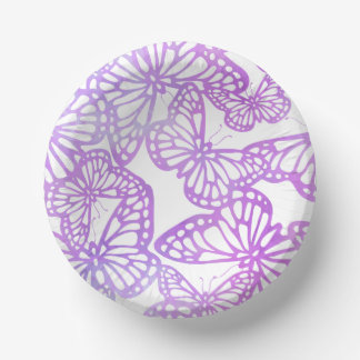 Cuencos De Papel Sueños de mariposa (Lavender)