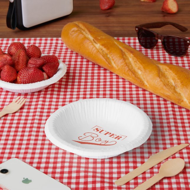 Cuencos De Papel Super Boy (Picnic)