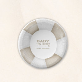 Cuencos De Papel Surf Board Baby Shower Custom