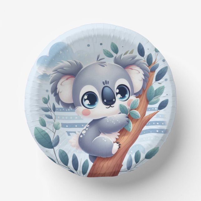 Cuencos De Papel Sweet Baby Koala - Paper Bowl (Anverso)
