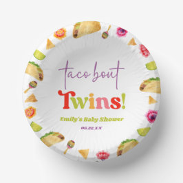 Cuencos De Papel ¡Taco Bout Twins! Fiesta Baby Shower