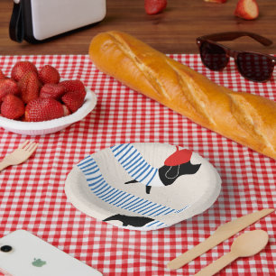 Cuencos De Papel Taxa en París minimalismo