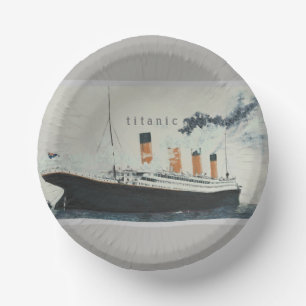 Cuencos De Papel Tazón clásico de papel Fiesta TITANIC