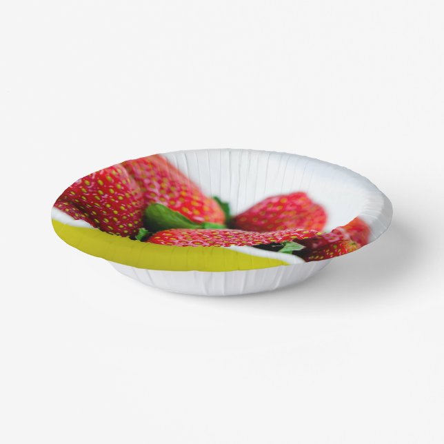 Cuencos De Papel tazón de fresas (Angular)
