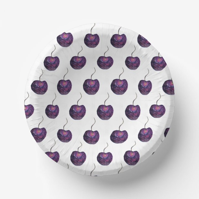 Cuencos De Papel Tazón de papel de cerezo (Anverso)