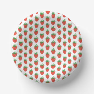 Cuencos De Papel Tazón de papel para fiesta con patrón de frutas fr