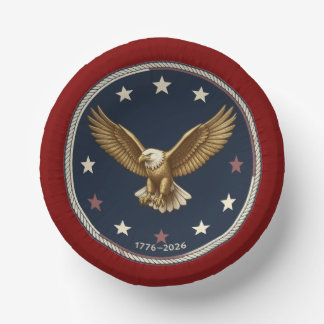 Cuencos De Papel Tazones de papel del 250 aniversario de EE. UU.