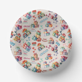 Cuencos De Papel Tazones de papel Eid Mubarak – Cajas de regalo col