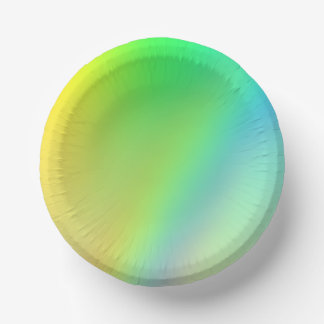 Cuencos De Papel Tazones de papel para fiestas - Arcoíris