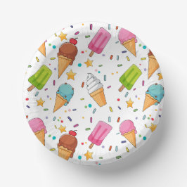 Cuencos De Papel Tazones de papel para helado, postre dulce