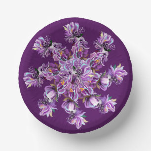Cuencos De Papel Tazones de papel Purple Soul