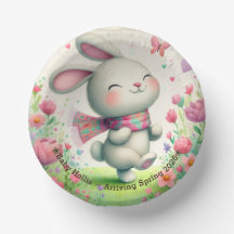 Tazones Personalizados para Baby Shower de Conejit