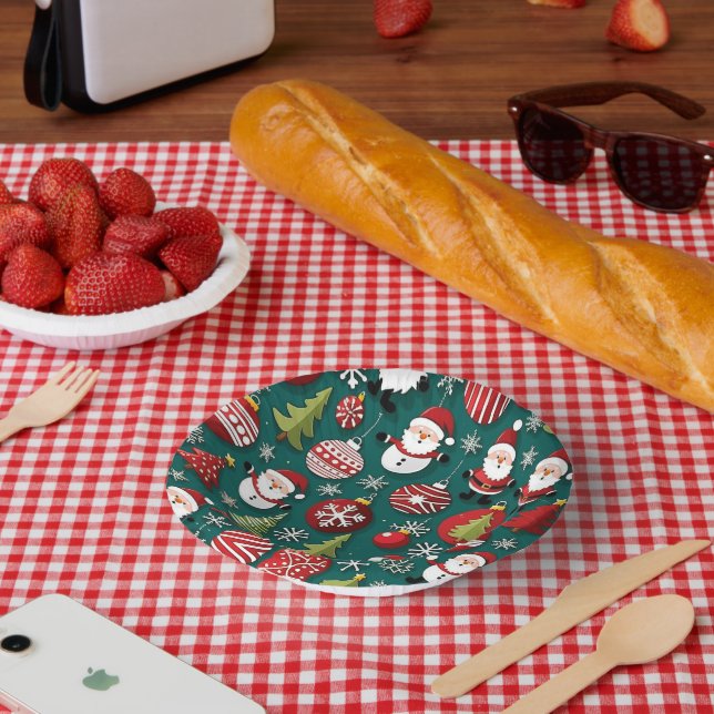 Cuencos De Papel Tiempo de navidades (Picnic)