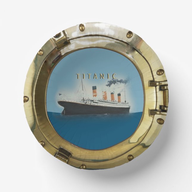 Cuencos De Papel Titanic Porthole Bowl (Anverso)