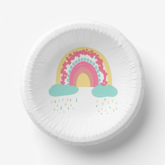Cuencos De Papel Tootsie Fruity Rainbow Paper Bowl (Anverso)