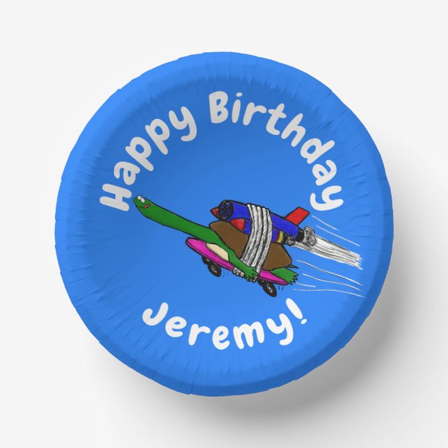 Cuencos De Papel Tortuga voladora (Anverso)