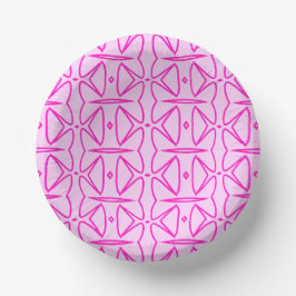 Cuencos De Papel Two Toned Pink Pattern