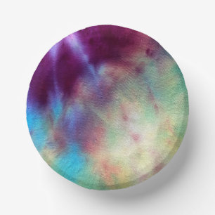Cuencos De Papel Tye Dye #10