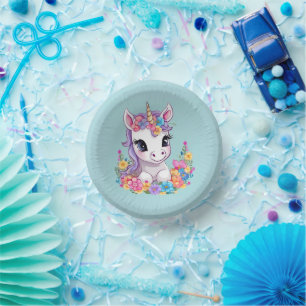 Cuencos De Papel Unicornio, bebé mágico dulce
