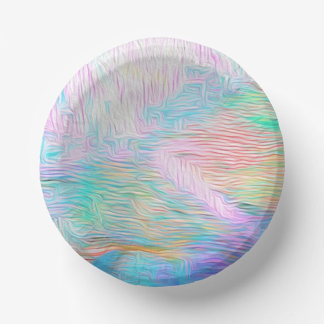 Cuencos De Papel Vintage Floral Nature – Romantic Eastern Pattern (Anverso)