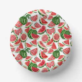 Cuencos De Papel Watercolour Watermelon Paper Bowls – Summer Party