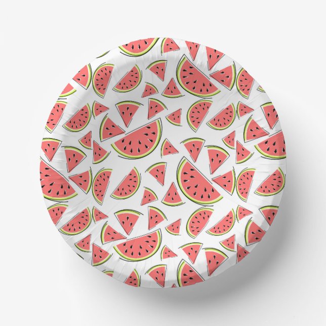 Cuencos De Papel Watermelon Multi (Anverso)