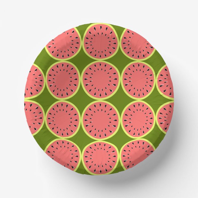 Cuencos De Papel Watermelon Pink Multi (Anverso)