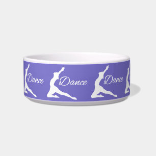 Cuencos mascotas de color personalizado de danza