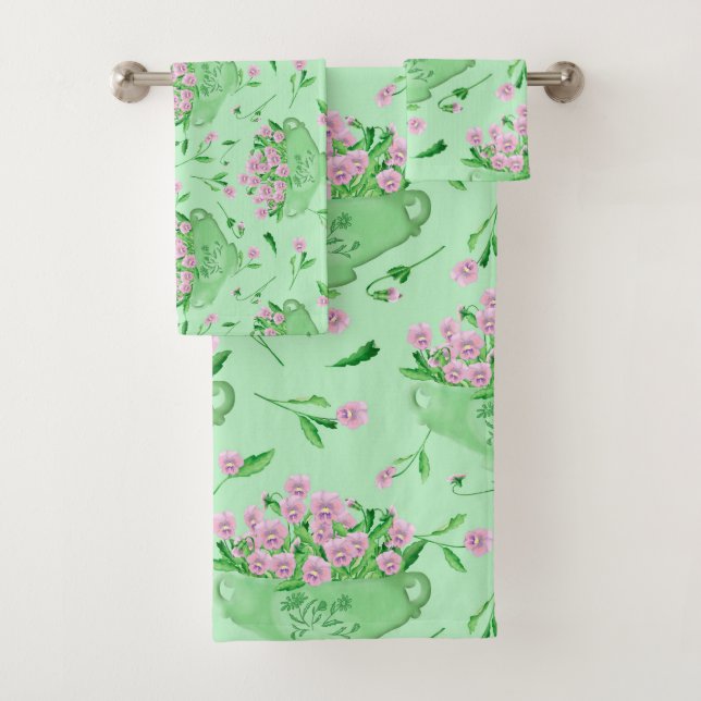 Cuencos verdes y fondo de los pieles rojos (In situ)