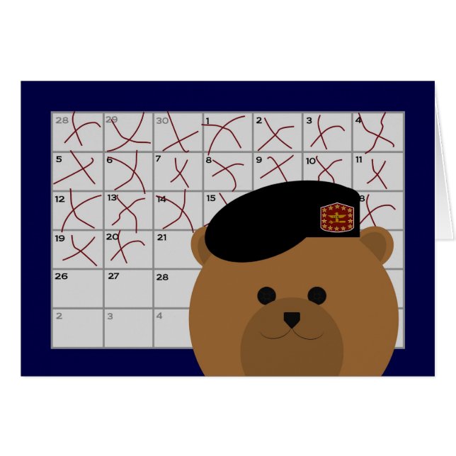 Cuenta abajo de días a verle otra vez - ejército (Anverso (Horizontal))