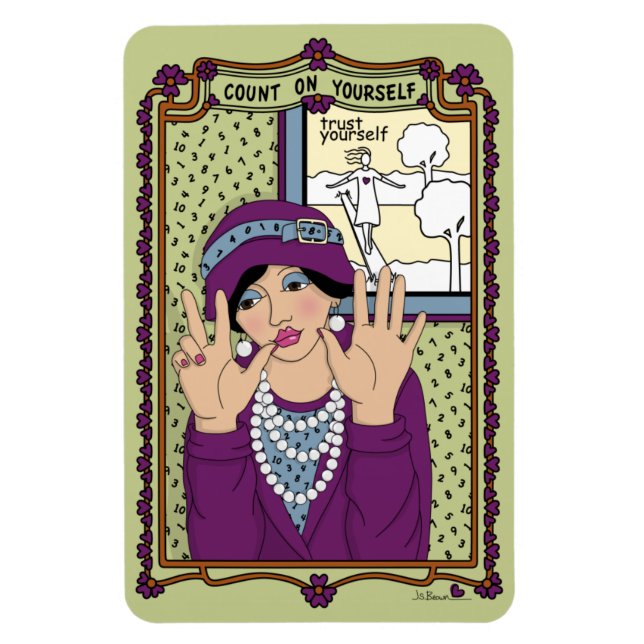 Cuenta Con Tu Propio Imán De Refrigerador A_4x6 (Vertical)