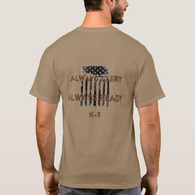 Cuenta en la camisa K9 (Reverso)