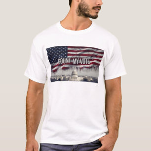 CUENTA MI VOTO Camiseta masculina