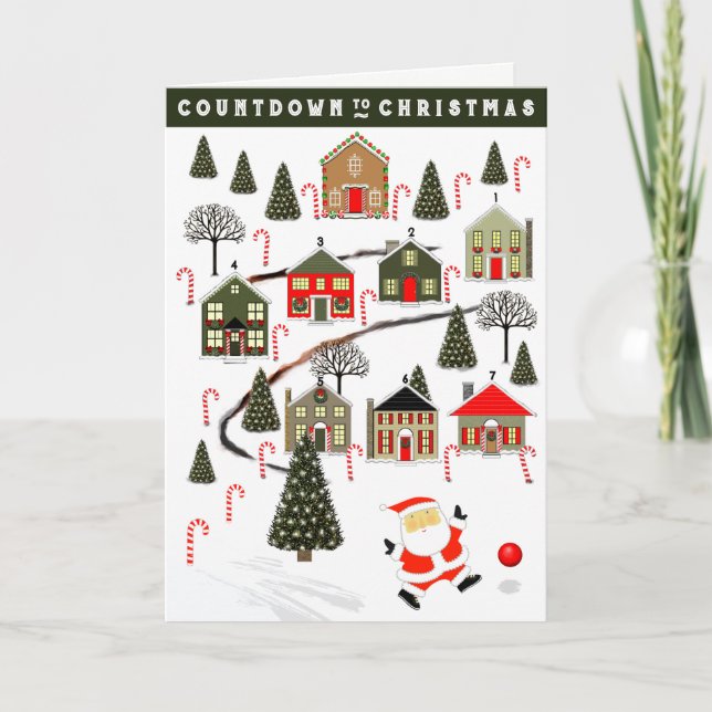 Cuenta regresiva de Navidad creativa Advent (Anverso)