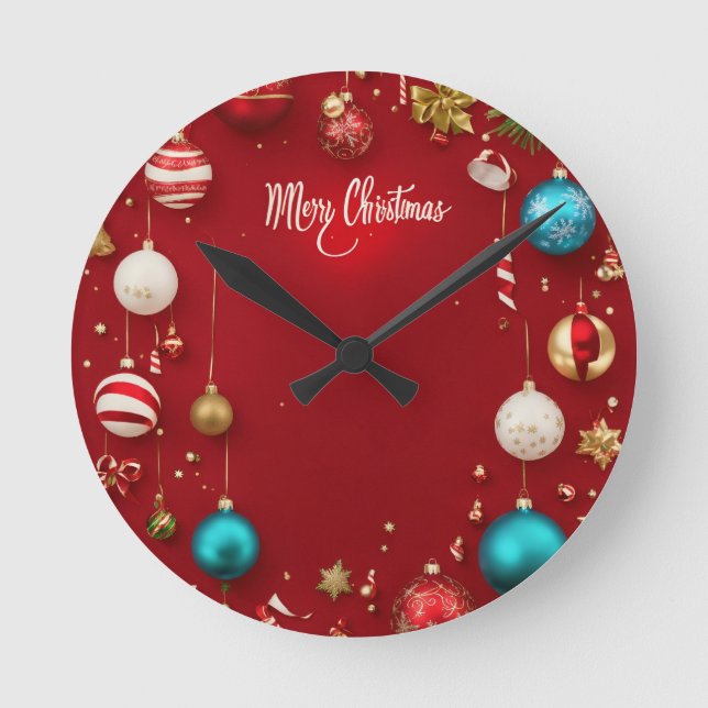 Cuenta regresiva para Navidades: Reloj festivo de  (Anverso)